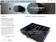 Tablet Screenshot of mfspdesigns.com